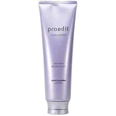Lebel Proedit Hair Treatment Bounce Fit Plus 250ml Cream White Made in Japan - Image 1 of 4