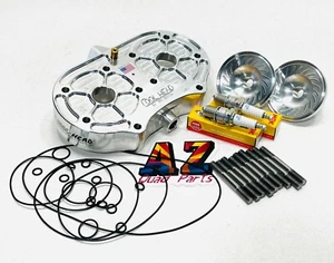 Yamaha Banshee Billet Pro Design Cool Head W/ 21cc 21 Domes O-rings Studs ORings - Picture 1 of 2