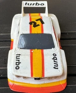 VTG Aurora Tomy AFX BMW 320i White/Yellow/Orange #27 (Body Only) - New No Box - Picture 1 of 6