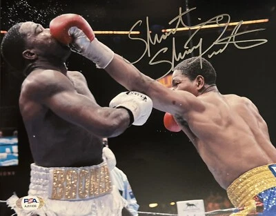 Shawn Showtime Porter Signed Cleveland Champ 8x10 Photo Title Boxing Psa/Dna - Image 1 of 2