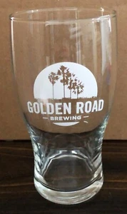 Vintage Golden Road Brewing Tulip Shaped Pint Beer Glasses ~ 16 Oz - Picture 1 of 2