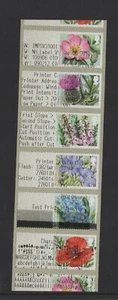 SYMBOLISCHE BLUMEN WINCOR DIAGNOSETECHNIKER DRUCKER TESTSTREIFEN POST GO SELTEN - Bild 1 von 1