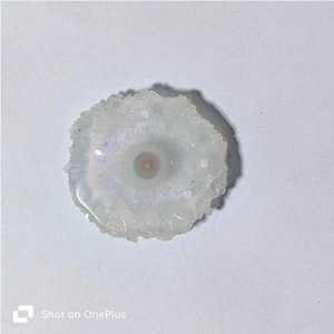 Stalactite Slice Solar Quartz Slice Flower Briolette Loose Stone 52 Cts. ME-9113 - Picture 1 of 3