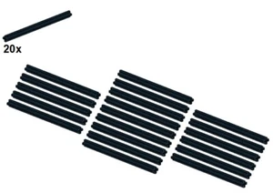 LEGO® - Technic Small Parts - Axles - 3707-04 - Länge8 (20Stk) - Achse - Schwarz - Picture 1 of 1