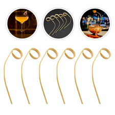 50pc Cocktail Fruit Sticks Skewers Picks Wooden Toothpicks for Party