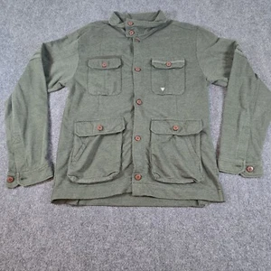 Giacca casual uomo Five Four verde moda con bottoni multitasche taglia XL - Foto 1 di 15