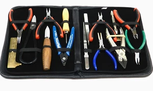 Jewelry Making Tools Hand Tools Kit For Bead Working Hobby Model Making DLX 15pc - Picture 1 of 7