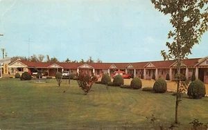 Postal Del Rex Motel Roadside Poplar Bluff, MO de colección años 50 - Imagen 1 de 2
