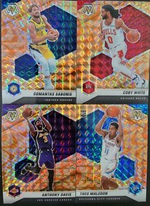 2020-21 MOSAIC BASKETBALL - ORANGE REACTIVE - PRIZM - PICK CARD PYC COMPLETE SET