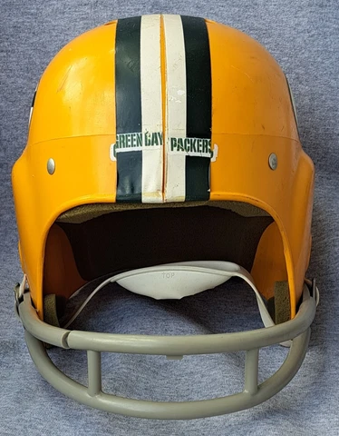 VTG Green Bay Packers Rawlings BNFL Childs Football Helmet With Ear Extension Cover