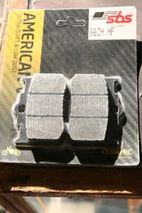 PASTILLAS DE FRENO SBS 662HF 4 PISTONES Rendimiento Máquina o Pinza HAWG HALTER BAJA D - Imagen 1 de 4