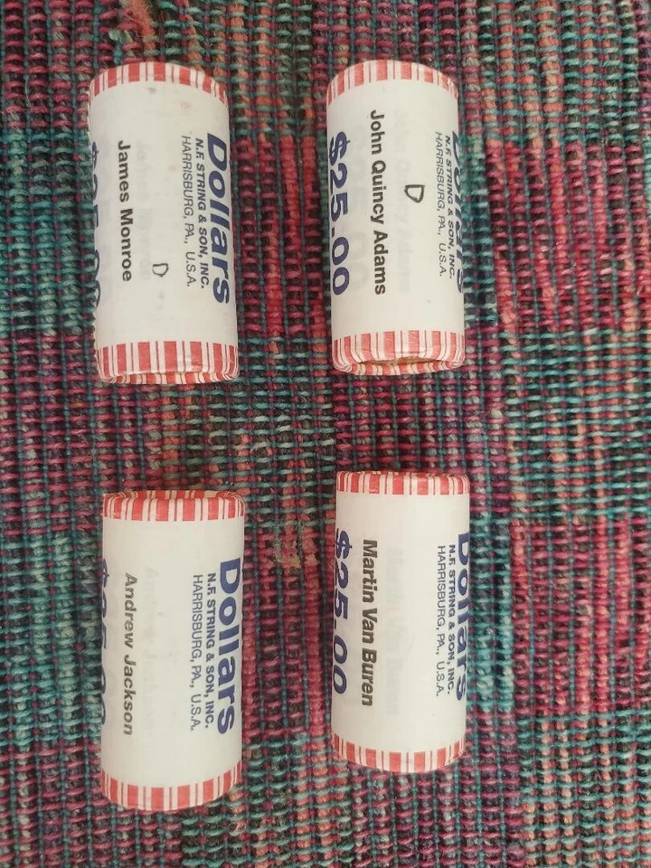 2008 YEAR SET PRESIDENTIAL DOLLARS DENVER MINT BU MONROE J Q ADAMS JACKSON BUREN - Image 1 of 1