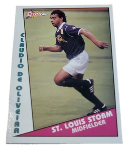 1992 Pacific MSL Soccer Trading Card #118 Claudio De Oliveira St Louis Storm (A8 - Picture 1 of 2
