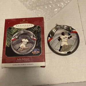 Hallmark Keepsake Ornament Jackie Robinson Baseball Heroes Collectors Series - Picture 1 of 9