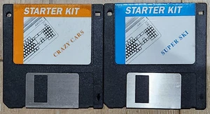 AMIGA STARTER KIT games: Super Ski, Crazy Cars - Picture 1 of 1