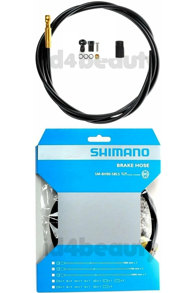 Manguera de freno Shimano Saint SM-BH90-SBLS 1700 mm negra MTB NUEVA EN CAJA Foto 1 de 1