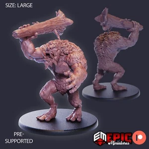 6K Resin 32mm Epic Miniatures Norse Troll Attacking for D&D, Role-Play - Bild 1 von 1