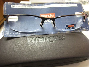 WRANGLER BRILLENGESTELL Style AERODYNAMISCH BRAUN 53-18-140 MIT ASTORIA Etui - Bild 1 von 4