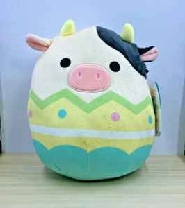 Kellytoy Squishmallow 8" - Connor the Cow in Easter Egg HTF - Picture 1 of 4