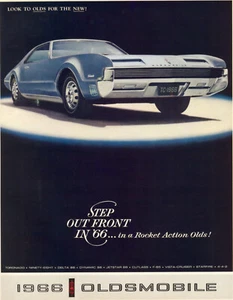 1966 Oldsmobile Toronado Cutlass Starfire 442 88 98 Vista Cruiser Sales Brochure - Picture 1 of 1