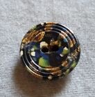 Antique Multi Colored Composition Button.