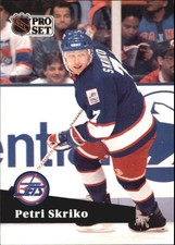1991-92 (JETS) Pro Set French #517 Petri Skriko