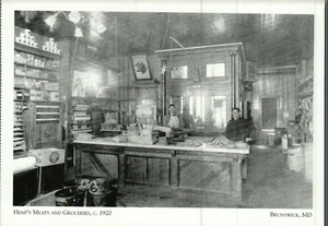 *Postal MD-"Carnes y comestibles de cáñamo" -1920- *Brunswick MD {C13}- - Imagen 1 de 2