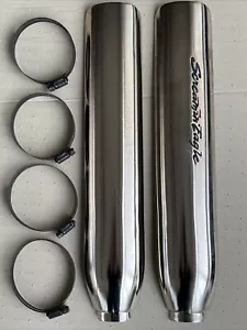 Harley Davidson Sportster Dyna Softail Screamin Eagle Muffler Shields 65400079 - Foto 1 di 2