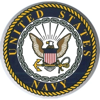 Academia Naval de Estados Unidos Marina Coche Imán Guardiamarinas Troquelado Laminado Foto 1 de 2