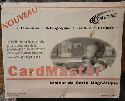 Lector de tarjetas magnéticas Califone Card Master 2000 Series 2010 con caja Foto 1 de 4