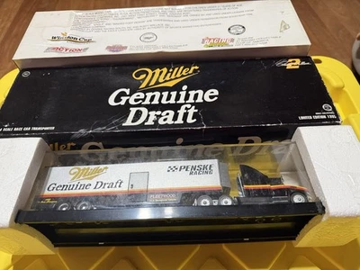 Rusty Wallace #2 Miller Genuine Draft 1995 Hauler Transporter 1:64  Action / ARC - Image 1 of 2