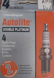 Set OF SPARK PLUGS DOUBLE PLATINUM APP102 - Picture 1 of 1