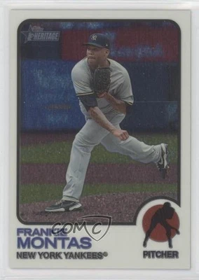 2022 Topps Heritage High Number Chrome /999 Frankie Montas #509 - Image 1 of 2