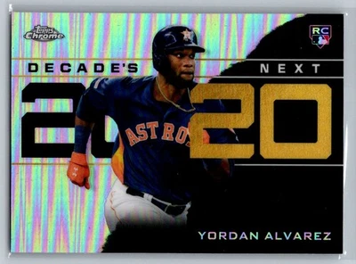2020 Topps Chrome Update #DNC-4 Yordan Alvarez Decade's Next - Image 1 of 2