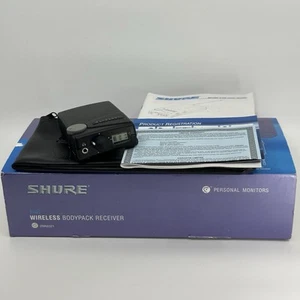 SHURE P4R-HF WIRELESS BODY PACK RECEIVERw/ Original Box Tested Working EUC - Picture 1 of 5