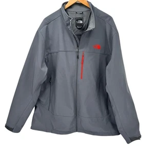 The North Face Jacket Mens 3XL Apex Bionic Full Zip Gray Softshell Fleece Lined - Picture 1 of 10