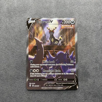 Pokémon TCG Umbreon V Alt Art Holo Ultra Rare Card Evolving Skies 189/203 - NM/M - Image 1 of 4