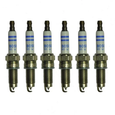 6 pc Bosch Double Platinum Spark Plugs for 2007-2008 Volkswagen Eos 3.2L V6 hp - Image 1 of 4