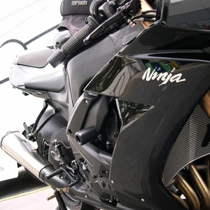 KAWASAKI ZX10R 2008-2010 CUADRO DESLIZADORES VERSIÓN CORTE NEGRO - Imagen 1 de 1