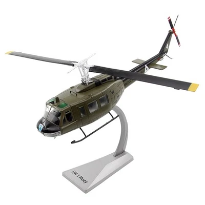 高仿真 29 厘米合金 1/48 比例美国 UH-1 休伊直升机飞机模型 — 第 1/4 张图片