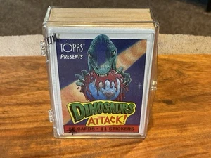 1988 Topps Dinosaurs Attack Trading 55 Card Set No Stickers Vintage - Picture 1 of 10