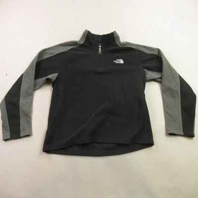 Suéter North Face Niños Grande 14/16 Manga Larga 1/4 Cremallera Cuello Negro Ligero Foto 1 de 4