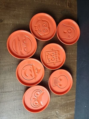 Juego de 7 cortadores de galletas apilables de Halloween Pampered Chef #1598 - ¡Retirados Usados en Excelente Condición! Foto 1 de 4