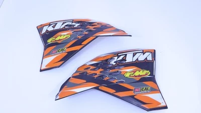 KTM 505 XCF 2008 tanque plástico cubiertas radiador stock OEM Foto 1 de 4