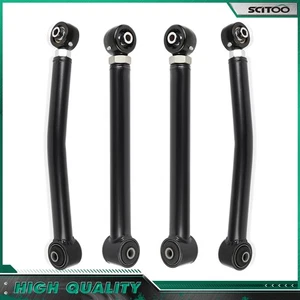 4x Rear Lower Upper Adj Control Arm For 2007-2018 Jeep Wrangler 4WD/2WD - Picture 1 of 8