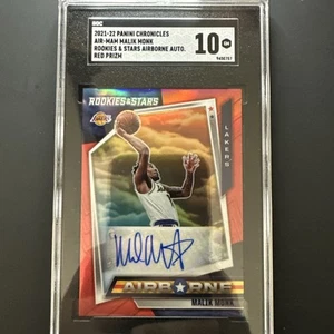 Malik Monk Rookie Autograph SGC 10GM - Picture 1 of 3