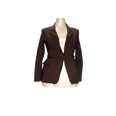 Коричневый вискозный блейзер ASOS большого размера - Изображение 1 из 4