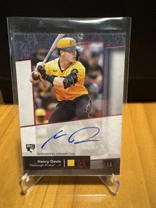 2024 Topps Museum Collection Archival Pink Henry Davis ROOKIE AUTO /99 - Picture 1 of 2