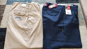 Nikka Pokka 76cm Sandan Bib Overalls Wool Blend Beige & Blue Used Set - Bild 1 von 10