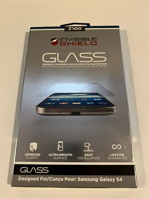 Zagg Invisible Shield glass for Samsung Galaxy S4, New in Package - Image 1 of 4